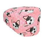Cuffietta chirurgica Bouledogue francese rosa
