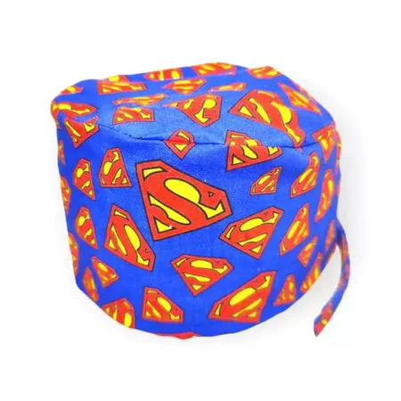 Cuffietta chirurgica Superman logo blu