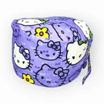 Cuffietta chirurgica Hello Kitty viola