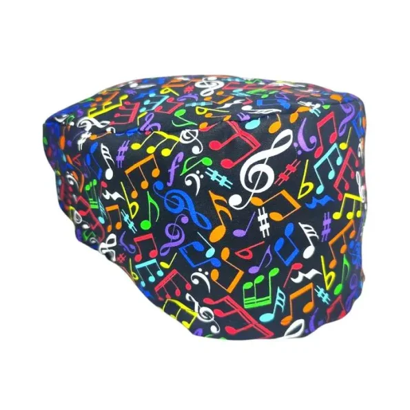 Cuffietta chirurgica Note musicali colorate