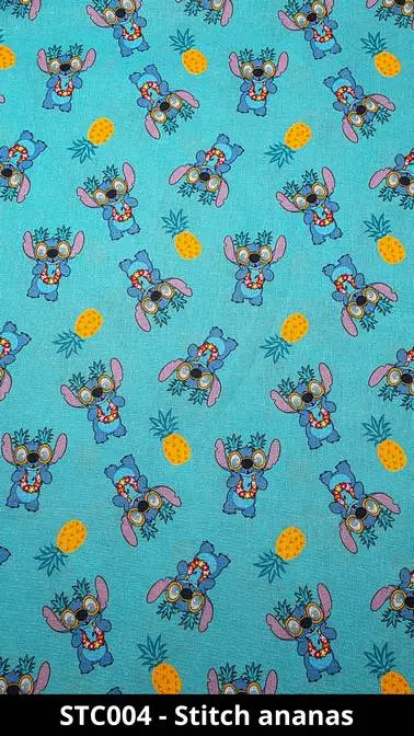 Cuffietta chirurgica Stitch ananas