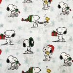 Cuffietta chirurgica Snoopy e Woodstock natalizia