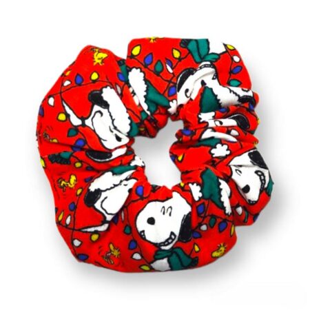 Scrunchie Snoopy luci natalizie