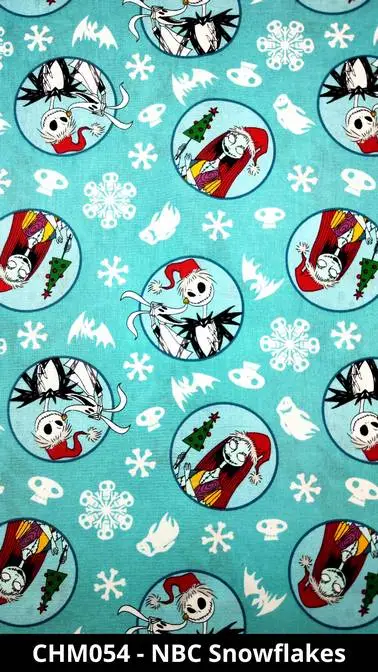 Cuffietta chirurgica Jack e Sally natale