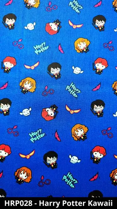 Cuffietta chirurgica Harry Potter kawaii blu