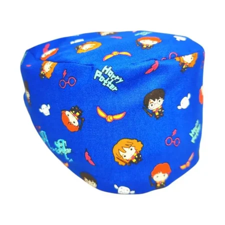 Cuffietta chirurgica Harry Potter kawaii blu