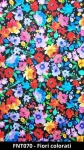 Cuffietta chirurgica fiori colorati