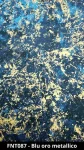 Cuffietta chirurgica blu oro metallico