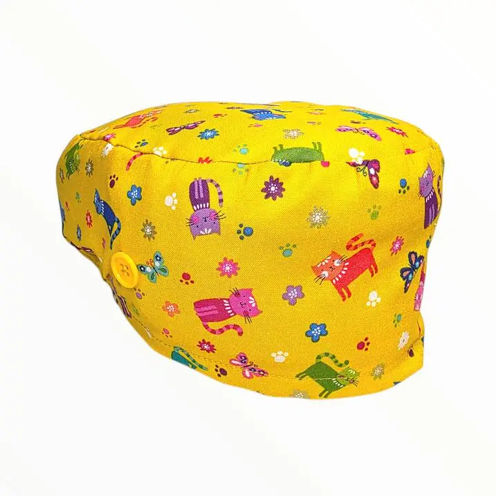 Cuffietta chirurgica gatti colorati Cuffietta chirurgica gatti colorati