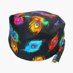 Cuffietta chirurgica piume di pavone