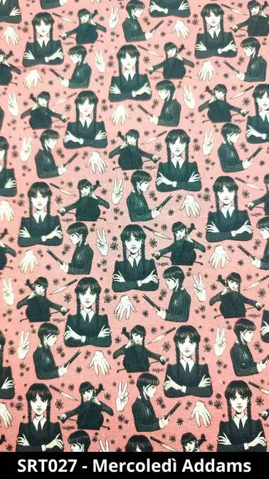 Cuffietta chirurgica Mercoledì Addams