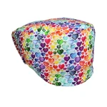 Cuffietta chirurgica cuori arcobaleno