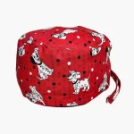Cuffietta chirurgica dalmata rosso