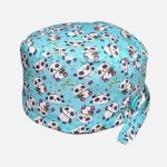 Cuffietta chirurgica panda turchese_elastico