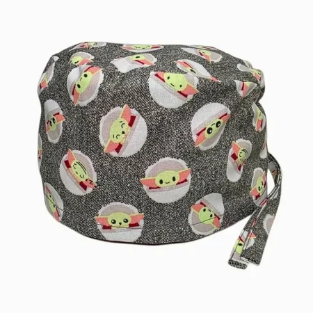 Cuffietta chirurgica Baby Yoda grigio