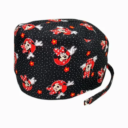 Cuffietta chirurgica Minnie pois nero