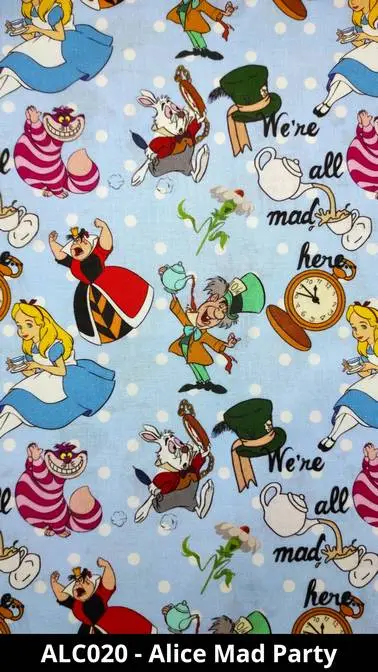 ALC020 Cuffietta chirurgica Alice mad party