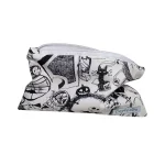 Astuccio Jack Skeletron bianco e nero