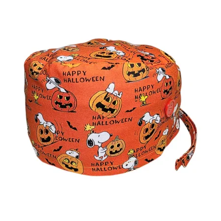 Cuffietta chirurgica Snoopy zucca arancione