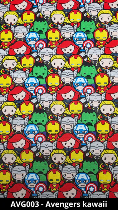 Cuffietta chirurgica Avengers kawaii Cuffietta chirurgica Avengers kawaii