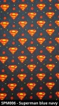 Cuffietta chirurgica Superman logo blu navy